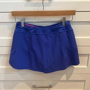 Blue tennis skirt